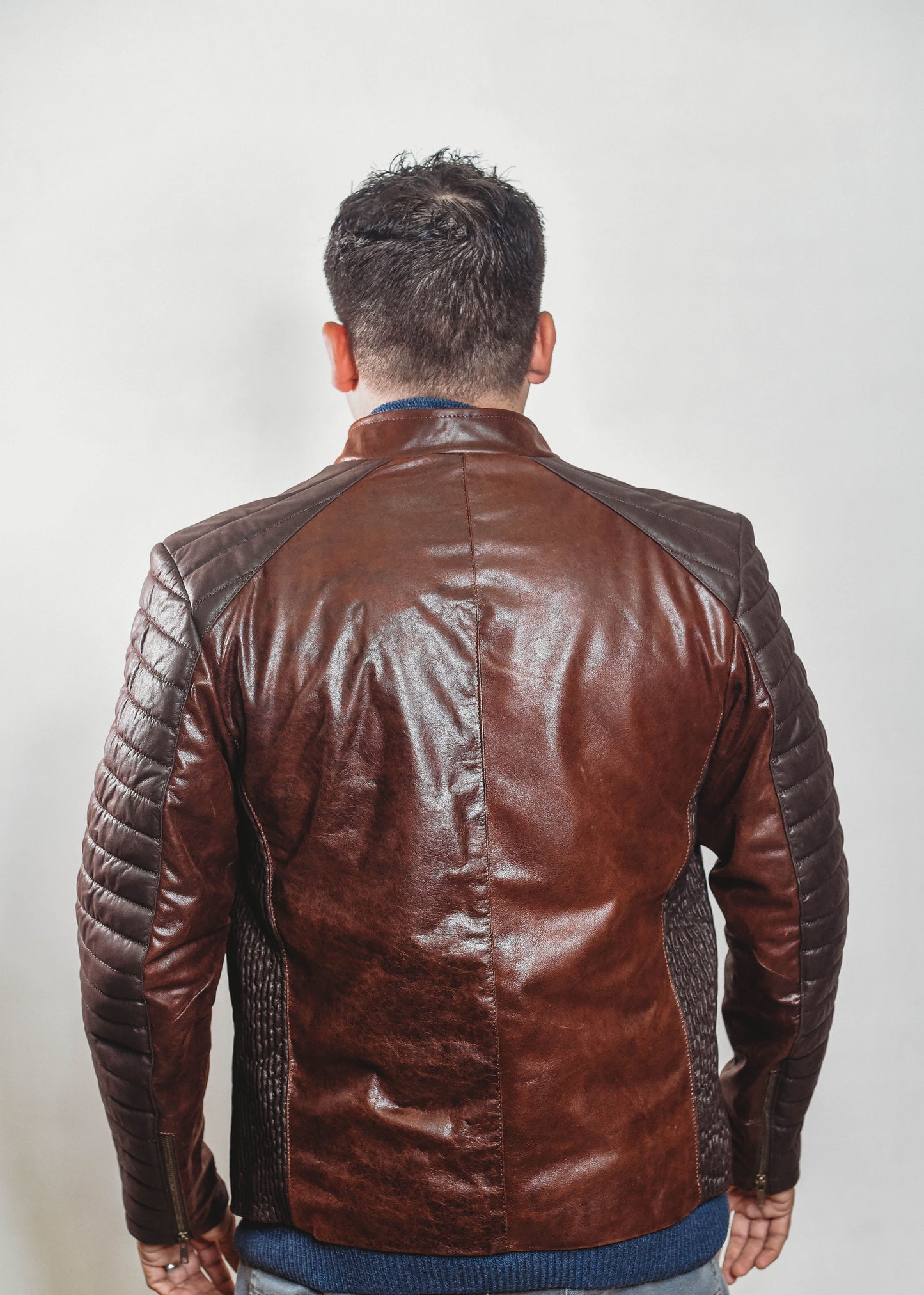 Lui Brown Leather Jacket