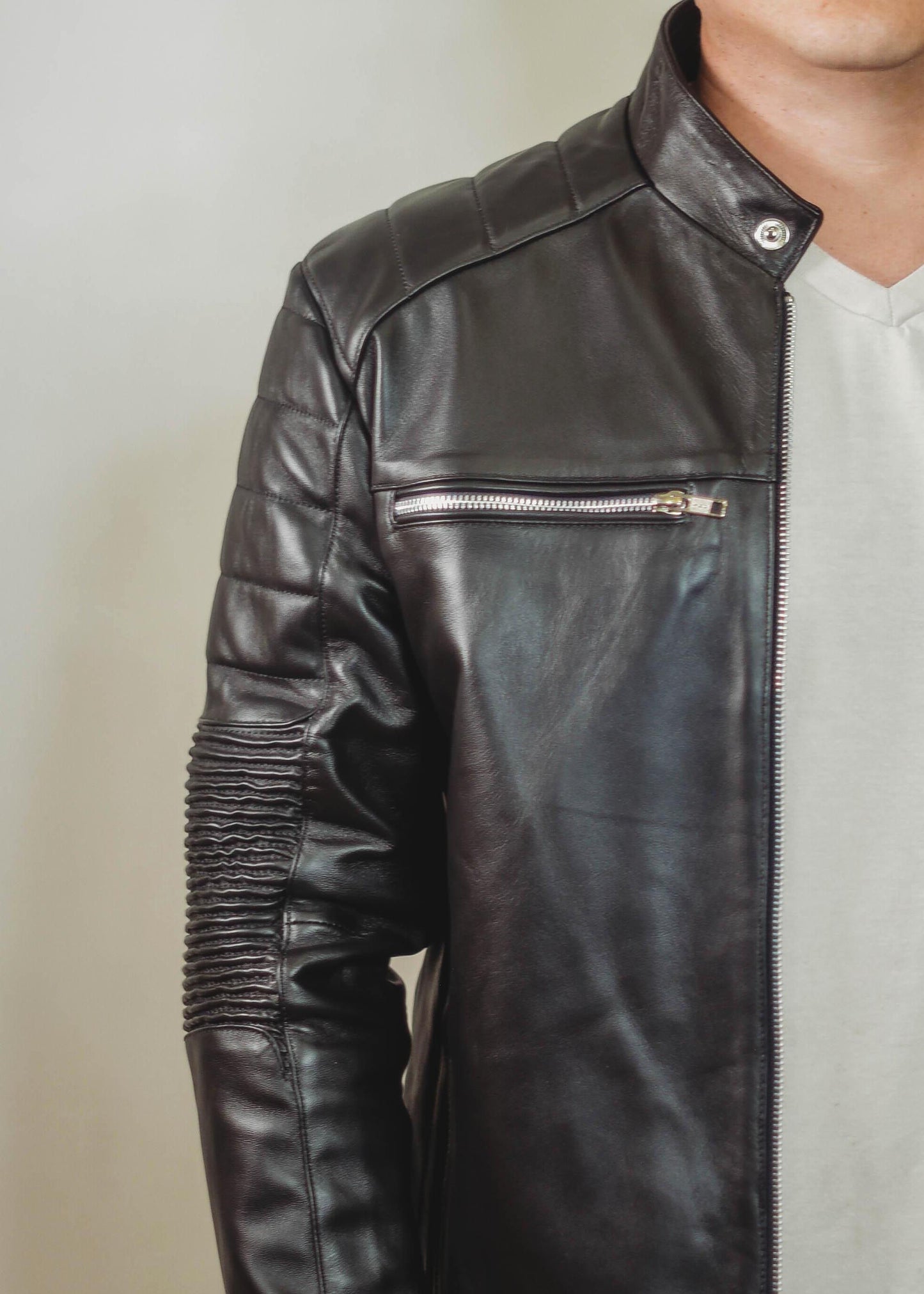 Roger Black Leather Jacket