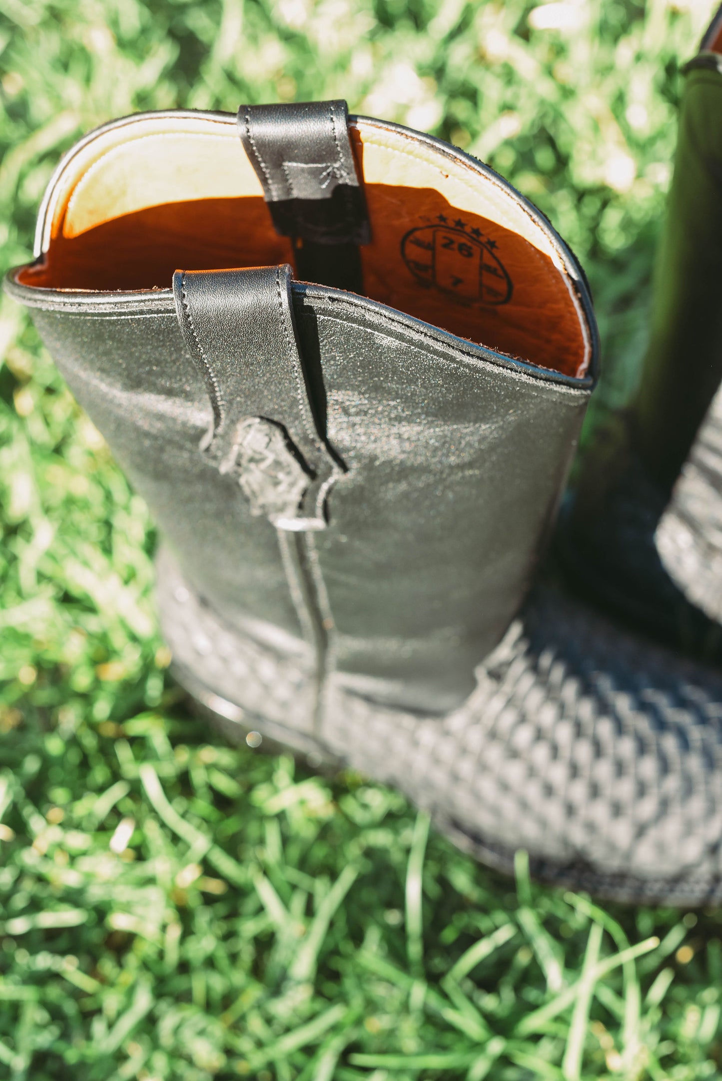 Western boots 100% lamb leather