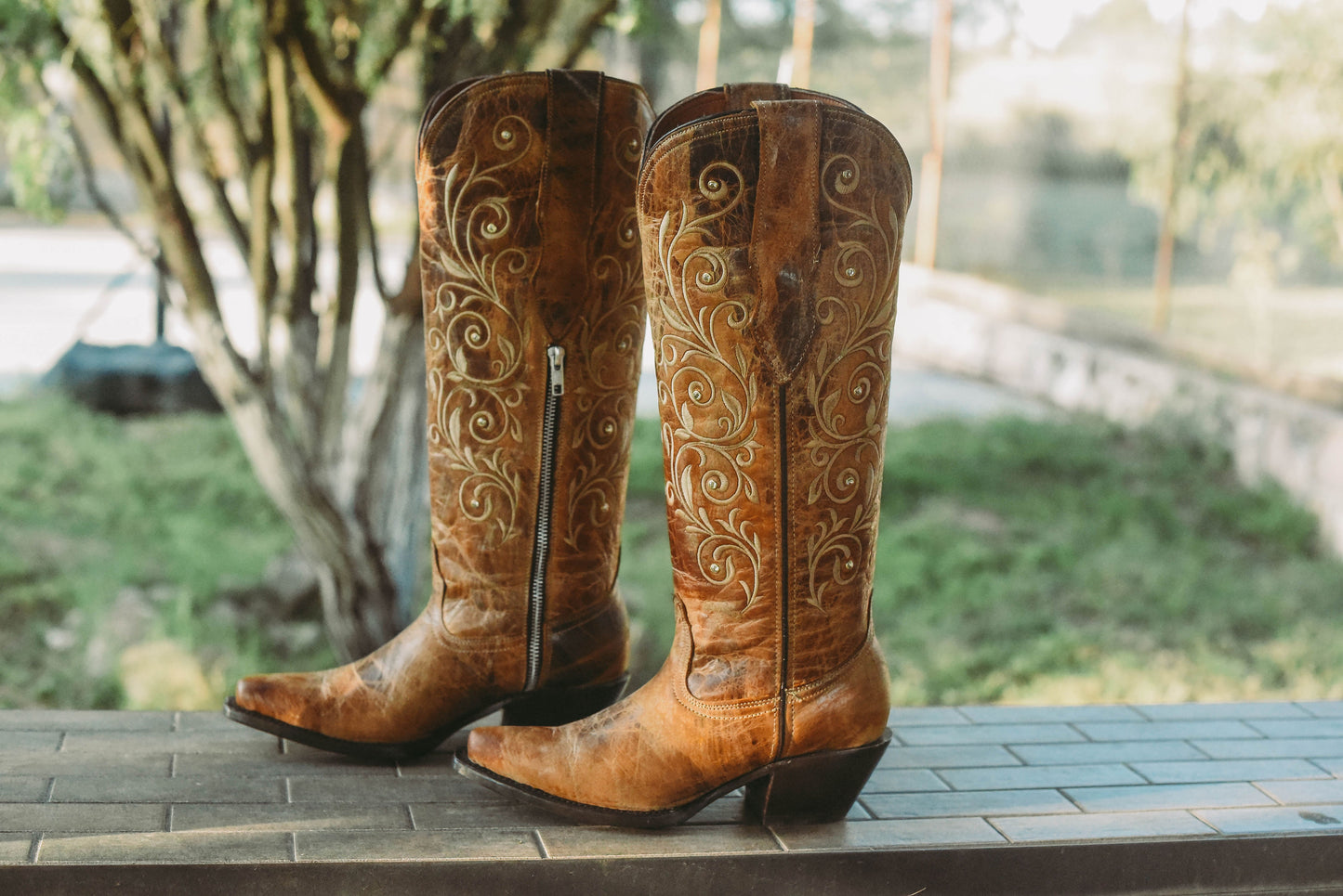 Western boots Honey Antique