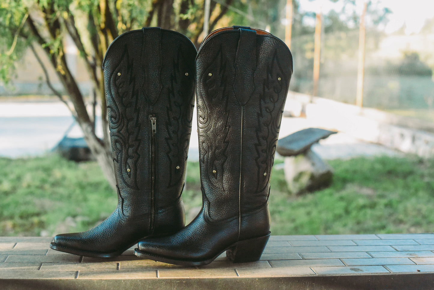 Western boots Black