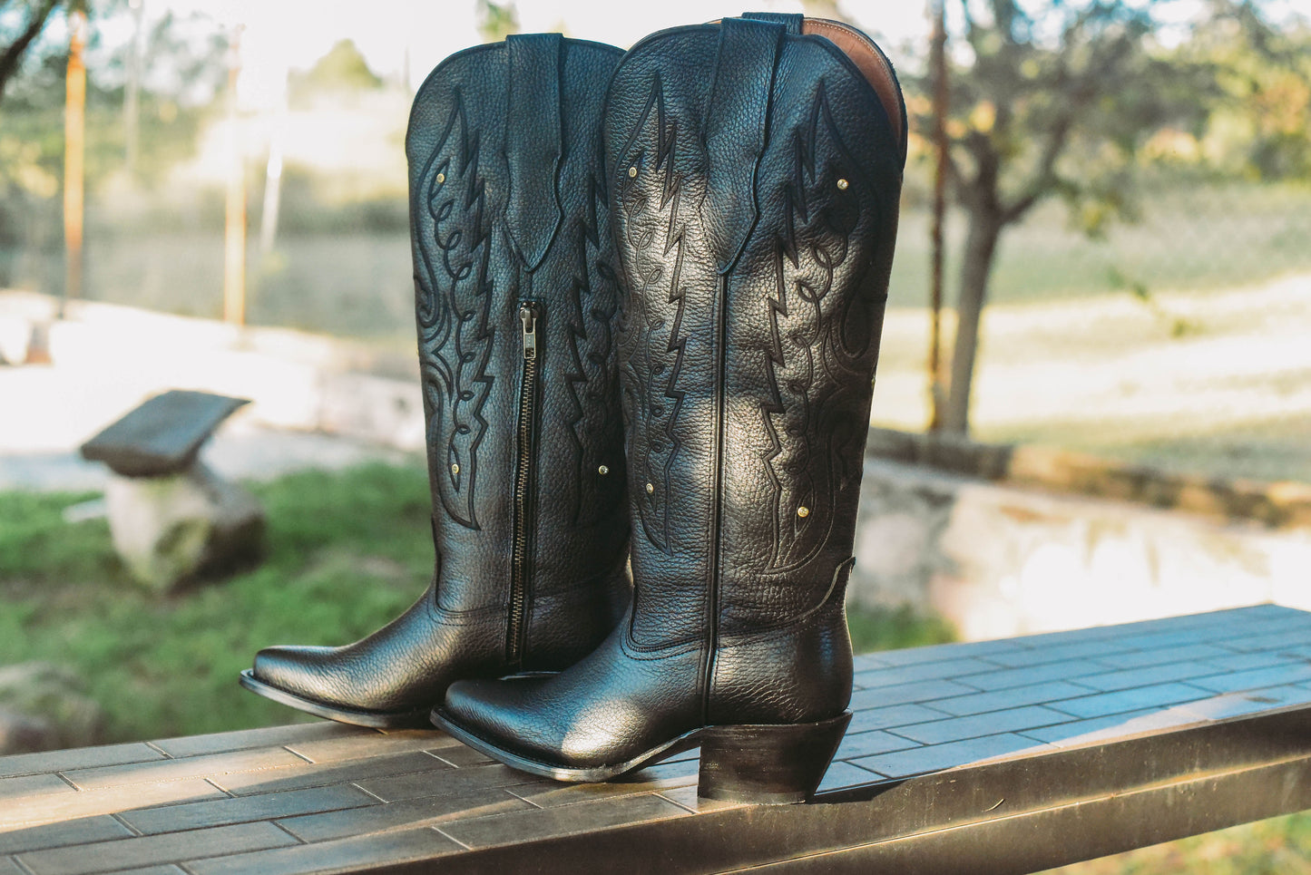 Western boots Black