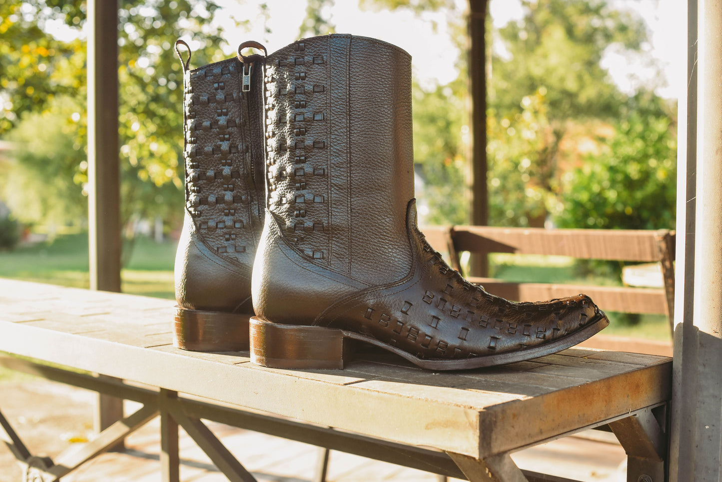 Connie western boots, Brown