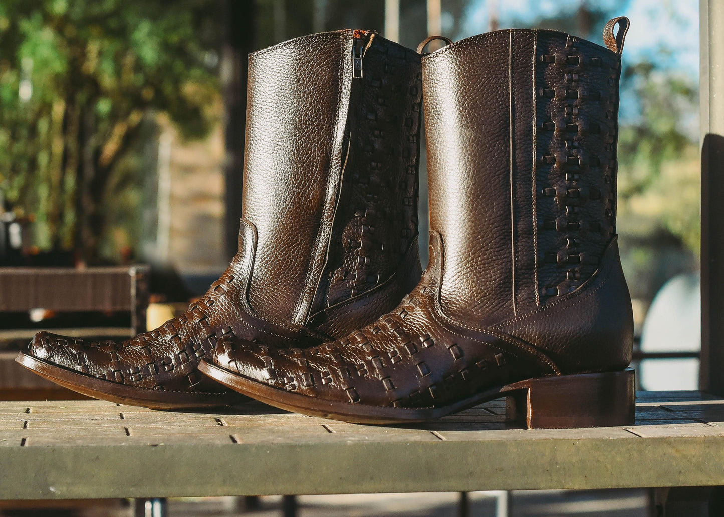 Connie western boots, Brown