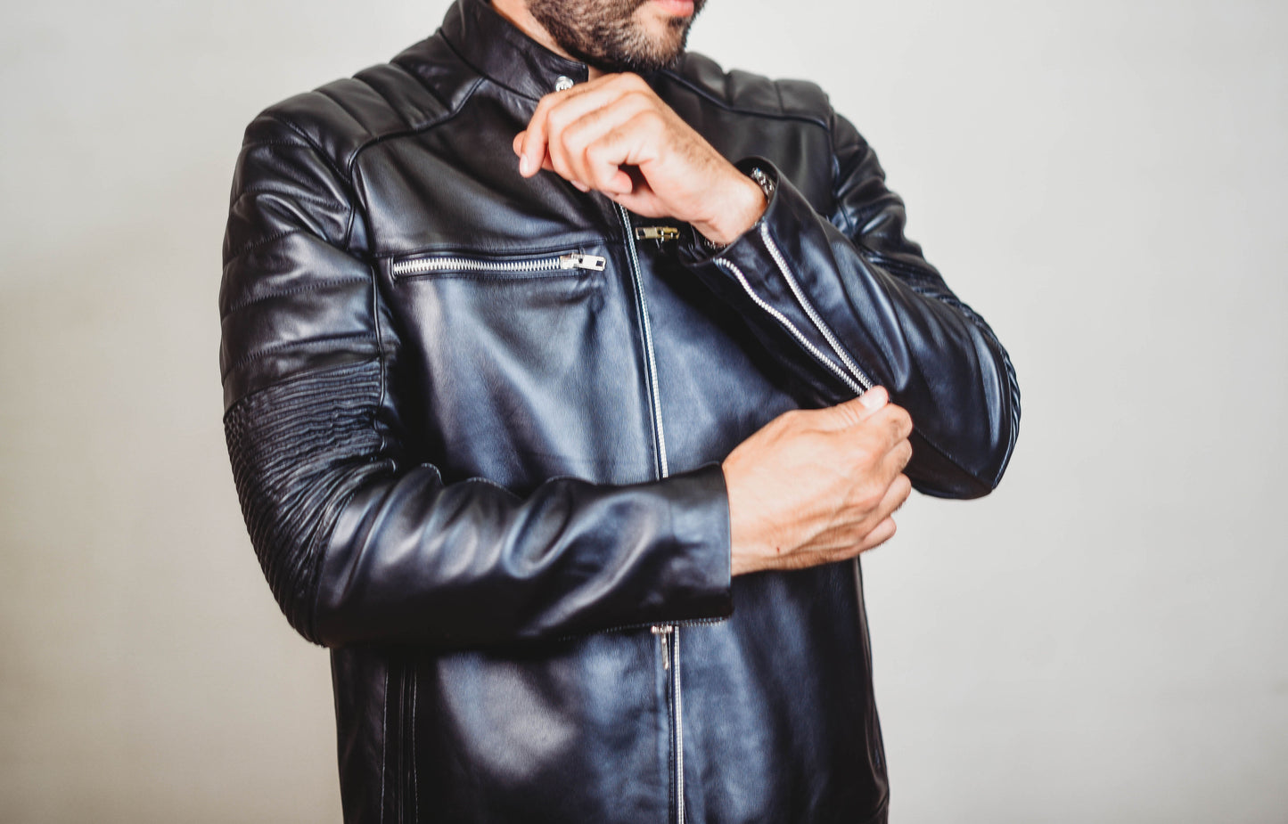 Roger Black Leather Jacket