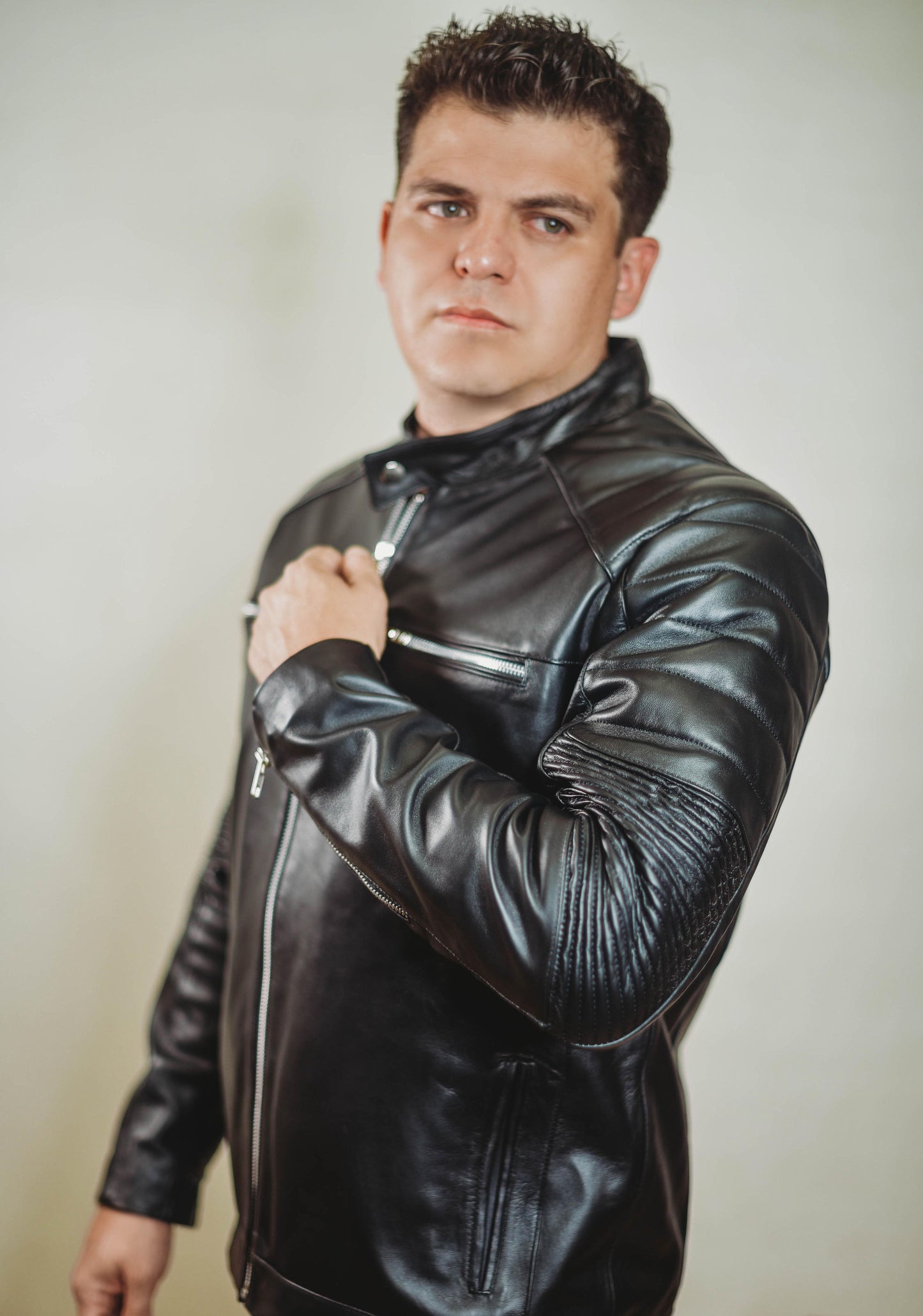 Roger Black Leather Jacket
