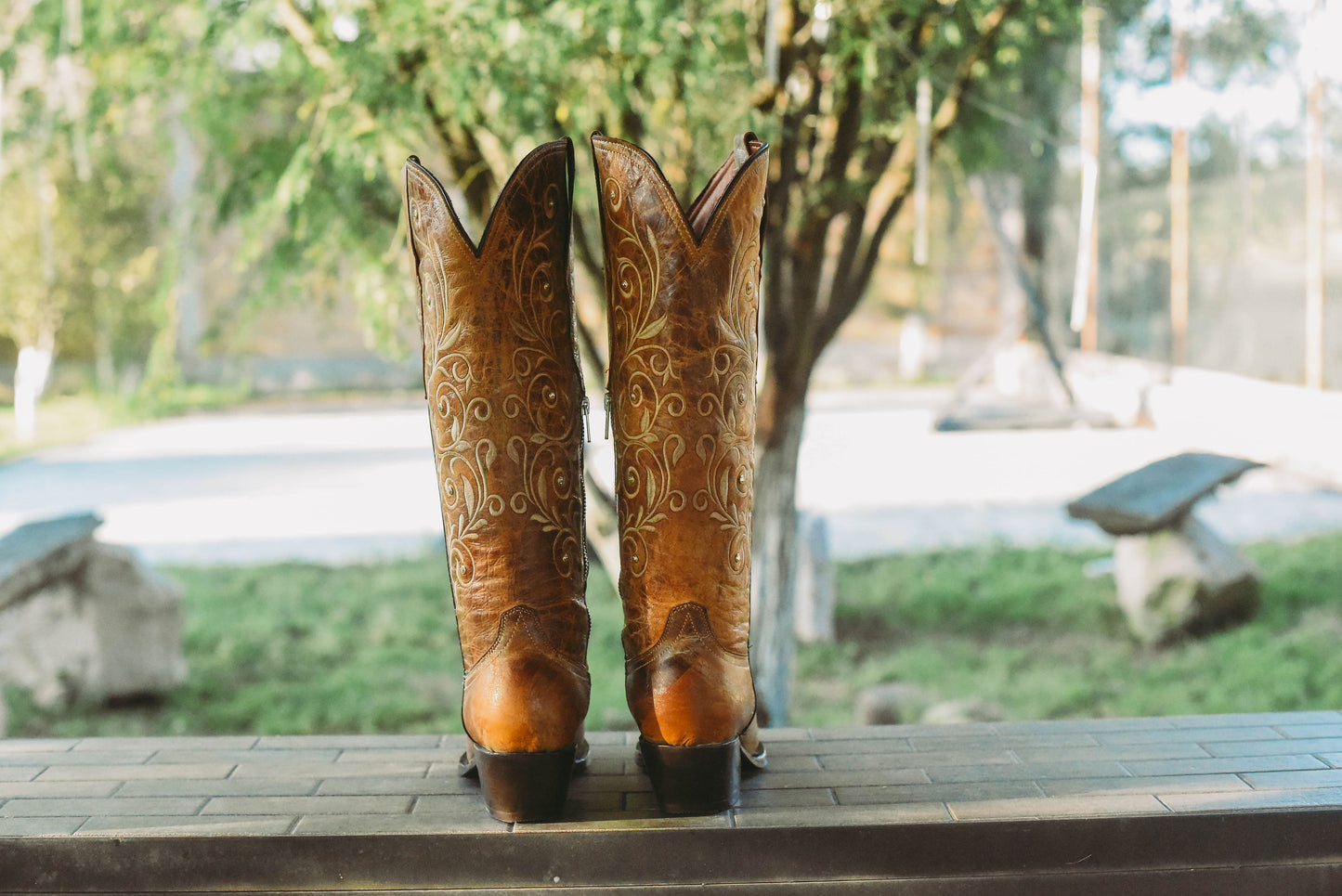 Western boots Honey Antique