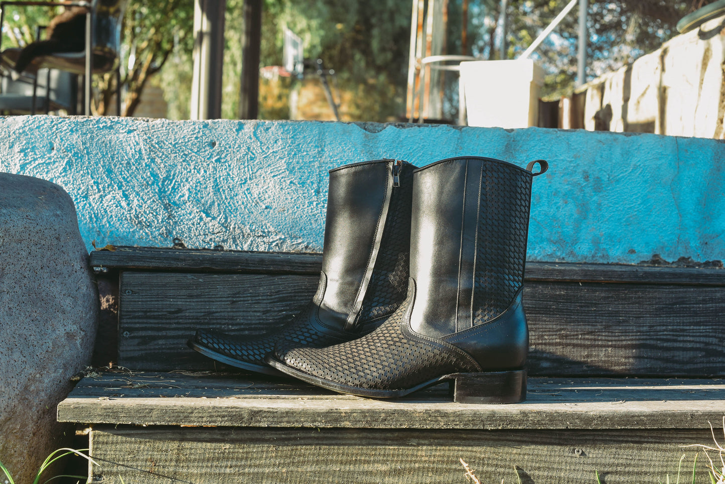 Lenny western boots, Black