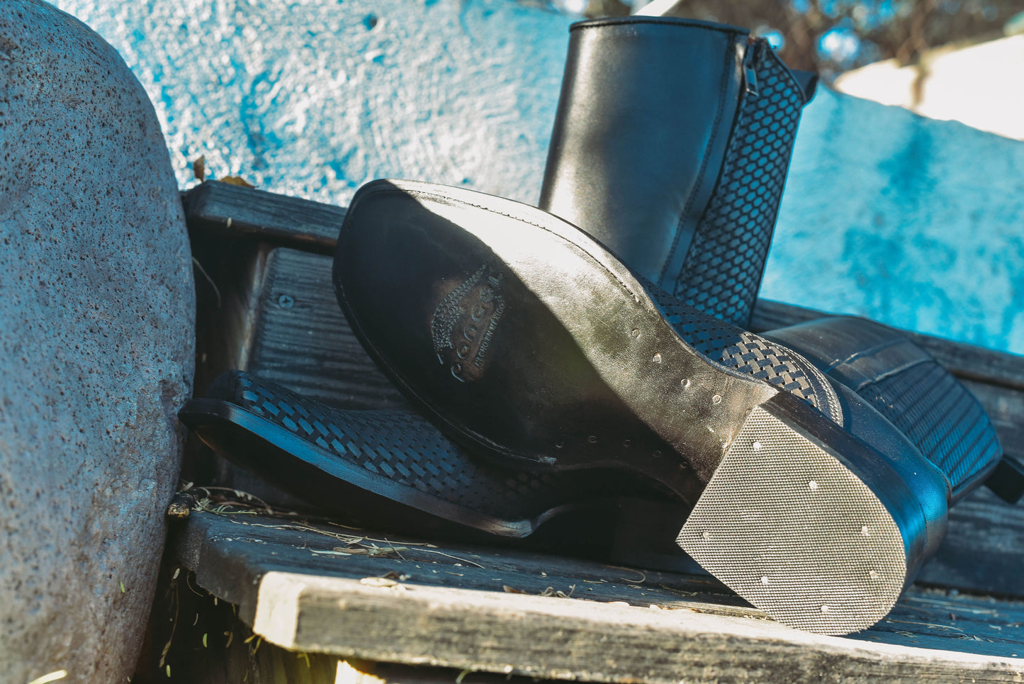 Lenny western boots, Black
