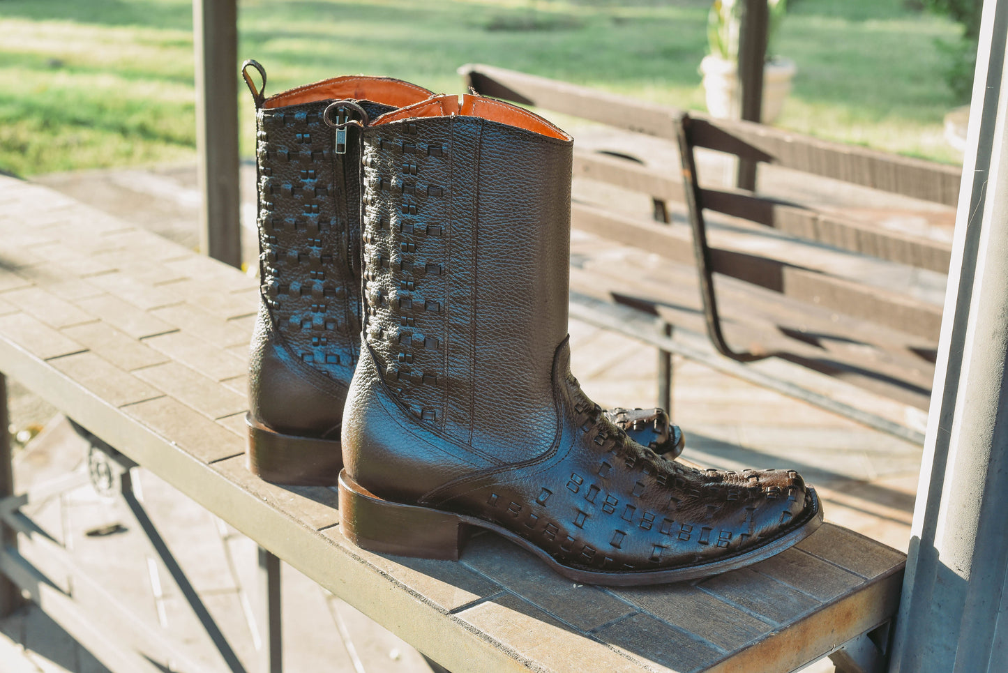 Connie western boots, Brown